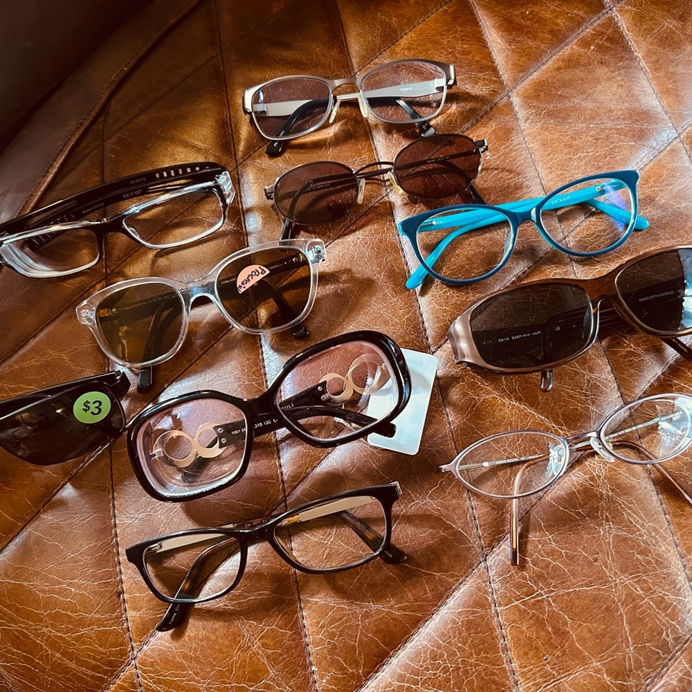Vintage 10 Frame eyeGlasses  (Anne Klein , Zianni , Saks,Guni